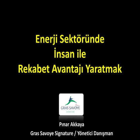 Enerji Konferansı Sunum