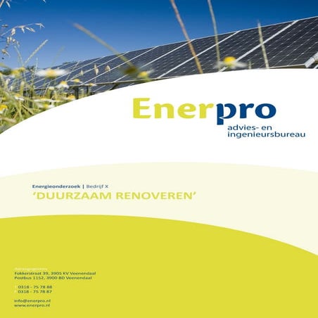 EnerPro | Energieonderzoek