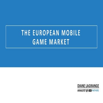 European mobile game market