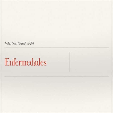 Enfelmedades