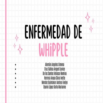 Enfermedad de Whipple Gastroenterologíia PPT