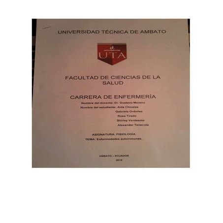 Enfermedades autoinmunes