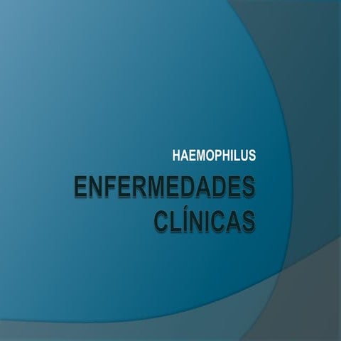 Haemophilus - Enfermedades clínicas