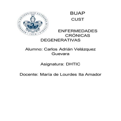 Enfermedades Cronicas Degenerativas 