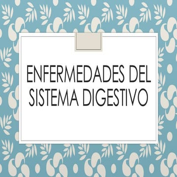Enfermedades del sistema digestivo nolasco