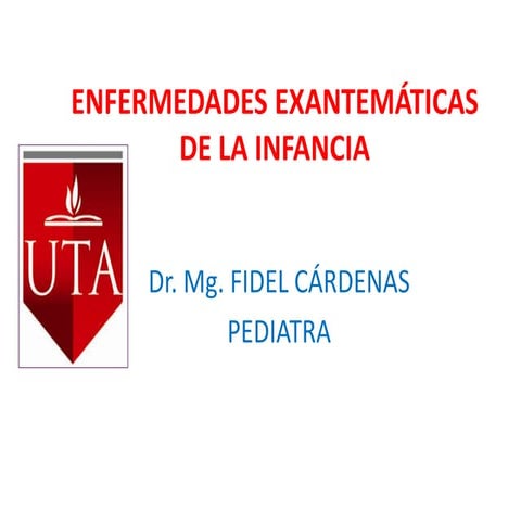 ABORDAJE DEL NIÑO CON EXANTEMA.S  GUIAS.