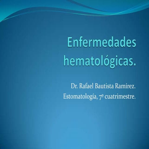 Enfermedades hematológicas