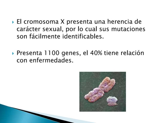 Enfermedades ligadas a Cromosoma X