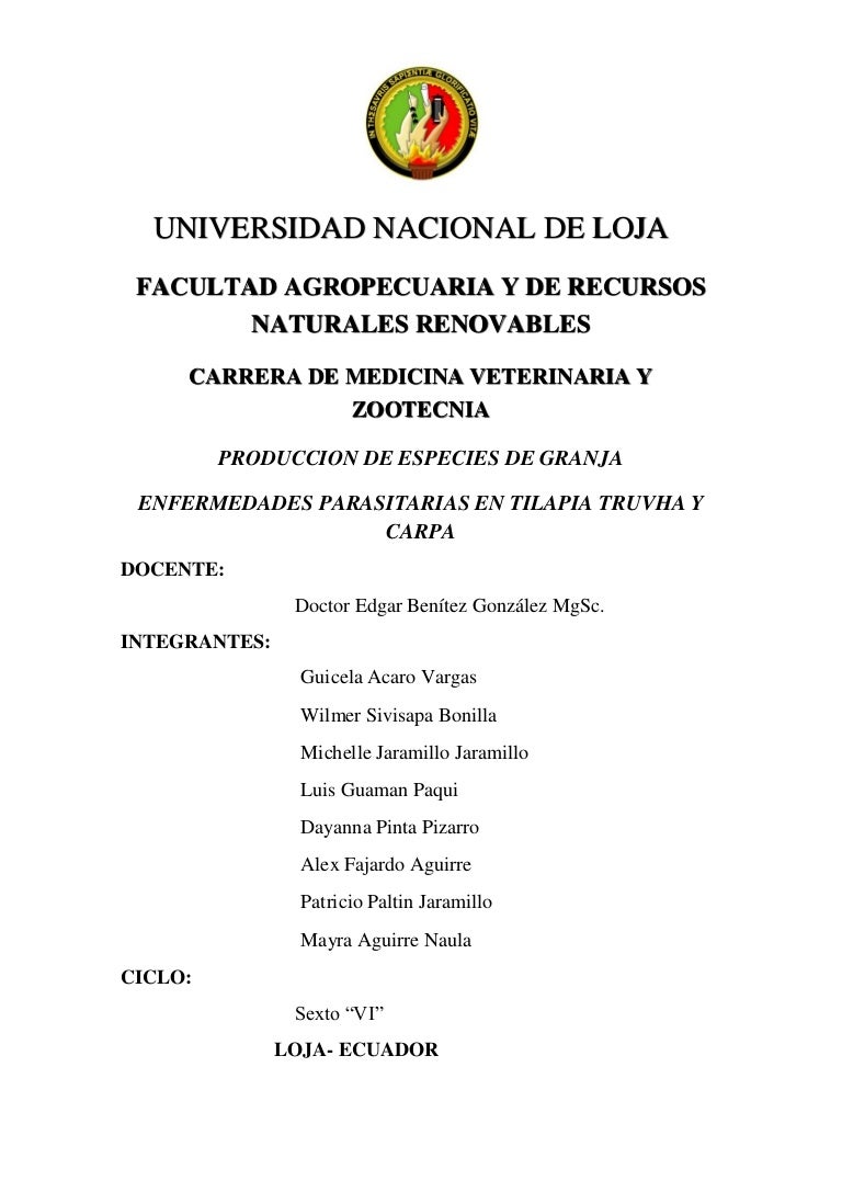 especies de parasitos monogeneticos