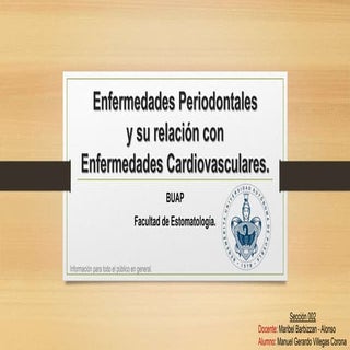 Enfermedades Periodontales y su rel...