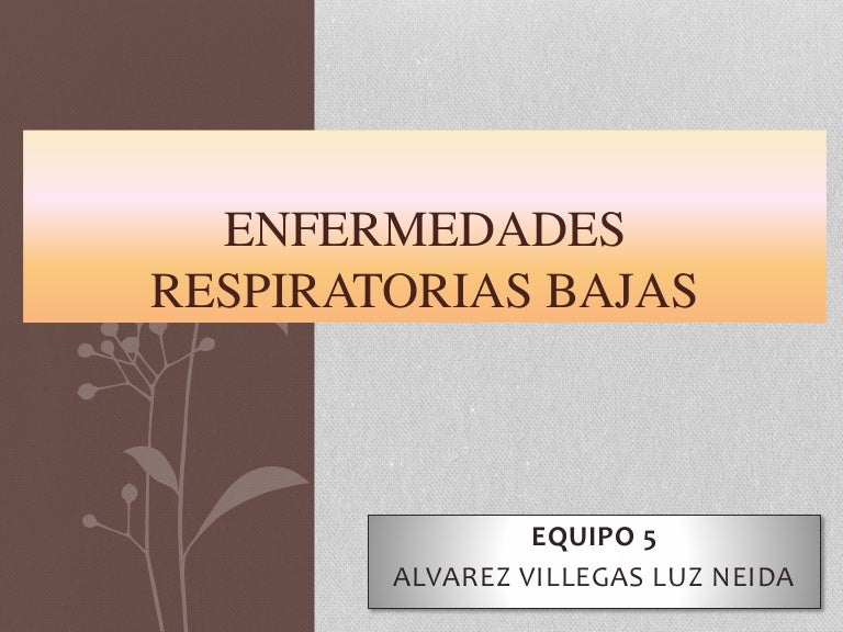 infección de vías respiratorias bajas ppt