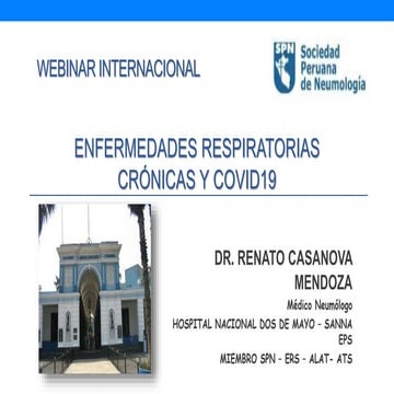Enfermedades respiratorias crónicas y covid19 Dr. casanova