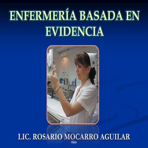 Enfermería basada en evidencia 