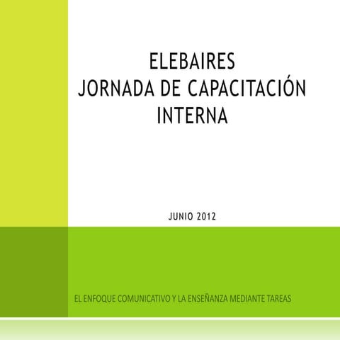 Enfoque comunicativo