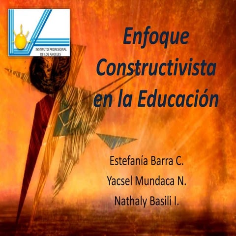 Enfoque constructivista en la educación | PPTX