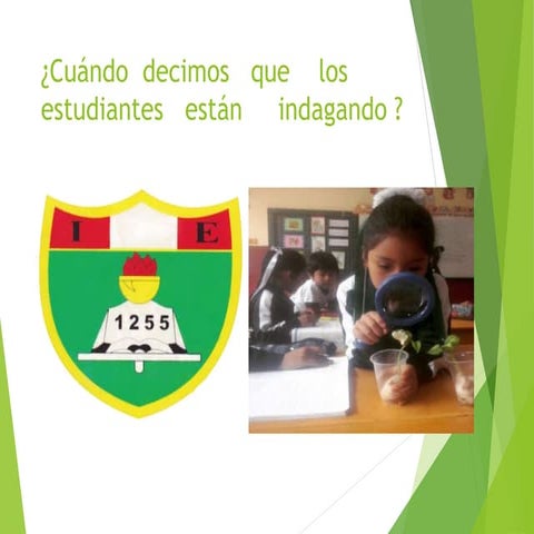 ENFOQUE DE INDAGACIÒN CIENTÌFICA