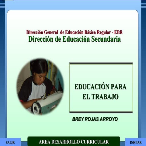 ENFOQUE   DEL   ÁREA DE EPT