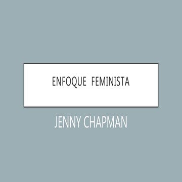 Enfoque  feminista