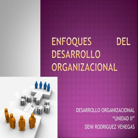 ENFOQUES DE DESARROLLO ORGANIZACIONAL