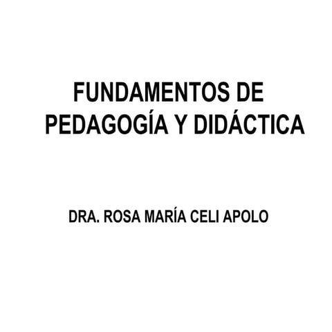 Enfoques en la acción didáctica