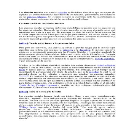 Enfoque social y cientifico