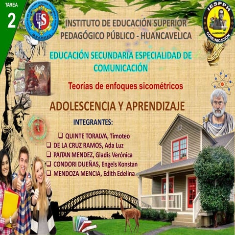 ENFOQUES SICOMETRICAS - ADOLESCENCIA Y APRENDIZAJE.pptx