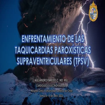 Enfrentamiento de las taquicardias paroxísticas supraventriculares ...