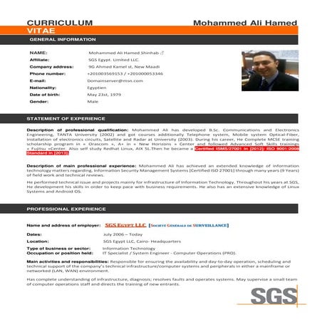 Eng.mohammed ali resume v beta