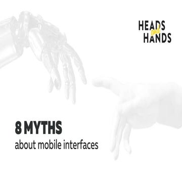 8 myths about mobile interfaces