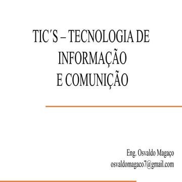 AULAS PRATICAS DE TECNOLOGIA DE INFORMAC | PPTX