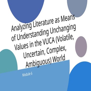 Unchanging Values in the VUCA World.pptx