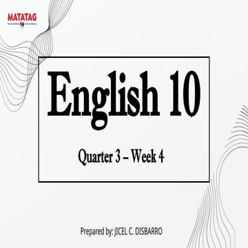 ENG10-WEEK 4-FORMALIST APPROACH - POWERPOINT