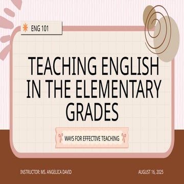 INTEGRATED TEACHING AND LEARNING APPROACHES | PDF