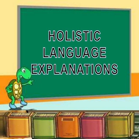 Holistic Language Explanations