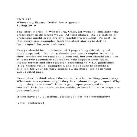 ENG 132Winesburg Essay  Definition ArgumentSpring 2019The.docx
