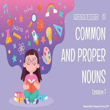 Common and Proper Nouns