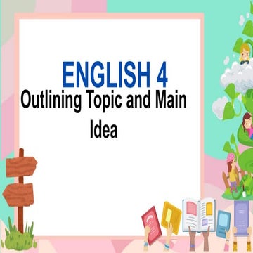 ENGLISH 4 TERM 1 QUARTER 1 WEEK 4 DAY 1 PPT | PPTX