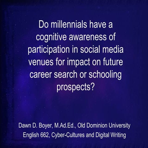 Eng662 cyber culture_e_poster_dawnboyer