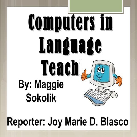 Computers in Language Teaching