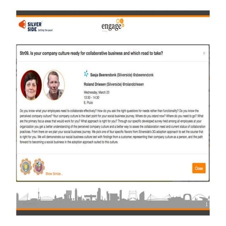 Engage 2016 - Running a collaborative business