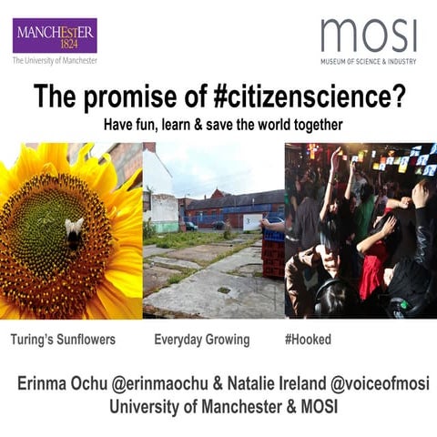 The promise of  #citizenscience