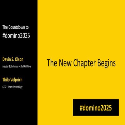 Countdown to Domino 2025