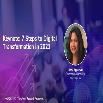 Engage 2020 keynote: Digital Transformation in 2021