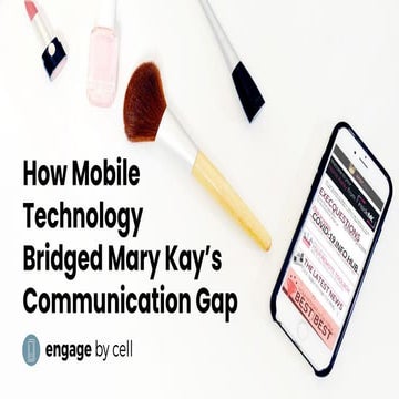 How Mobile Technology Bridged Mary Kay’s Communication Gap