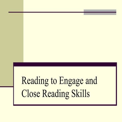 Engaged Reading And Writing