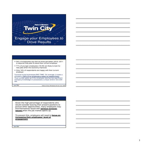 Engage Employees To  Drive Results