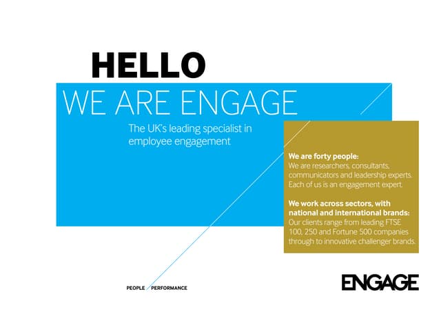 Engage fundamentals