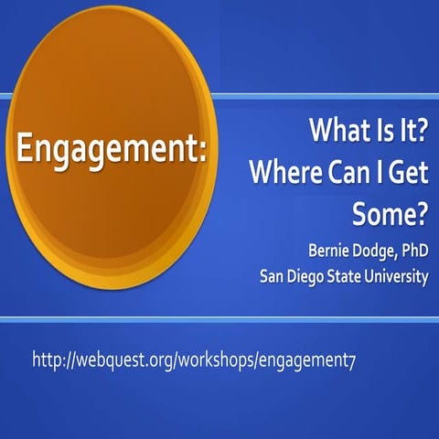 Engagement - ISTE 2010