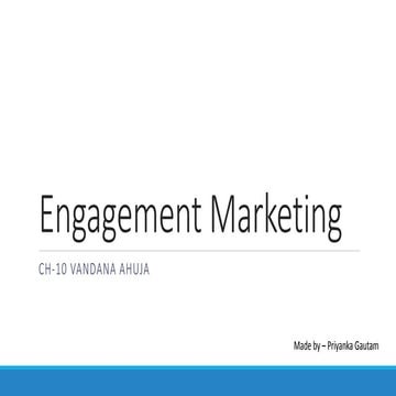 Engagement Marketing