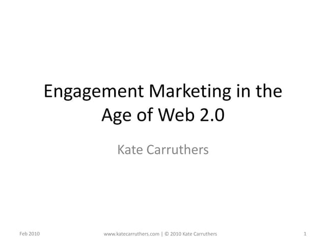 Engagement Marketing In The Age Of ...